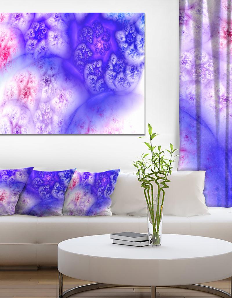 DesignQ Light Blue Magic Stormy Sky - Extra Large Abstract Canvas Art Print