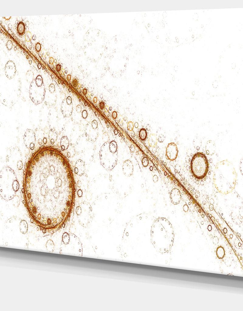 DesignQ Live Cell Protein Under Microscope - Digital Art Canvas Print