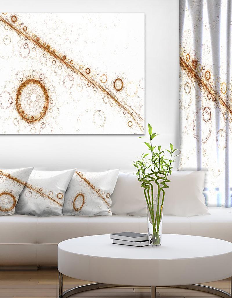 DesignQ Live Cell Protein under Microscope - Digital Art Canvas Print