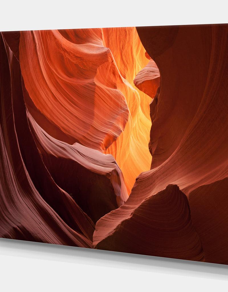 DesignQ Lower Antelope Slot Canyon - Canyon Photography On Wrapped Canvas