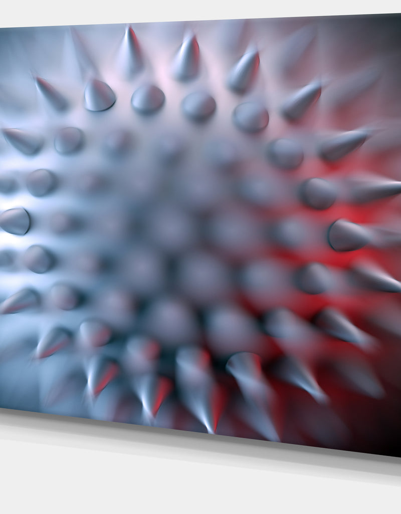 DesignQ Macro Prickly Texture Design - Abstract Canvas Wall Art