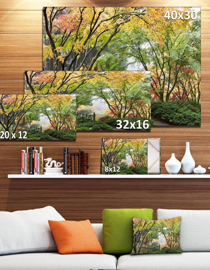DesignQ Maple Tree Canopy By Bridge Photography Canvas Print