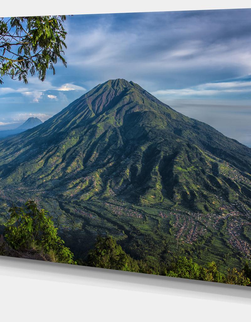 DesignQ Merbabu Volcano In Java - Landscape Wall Artwork