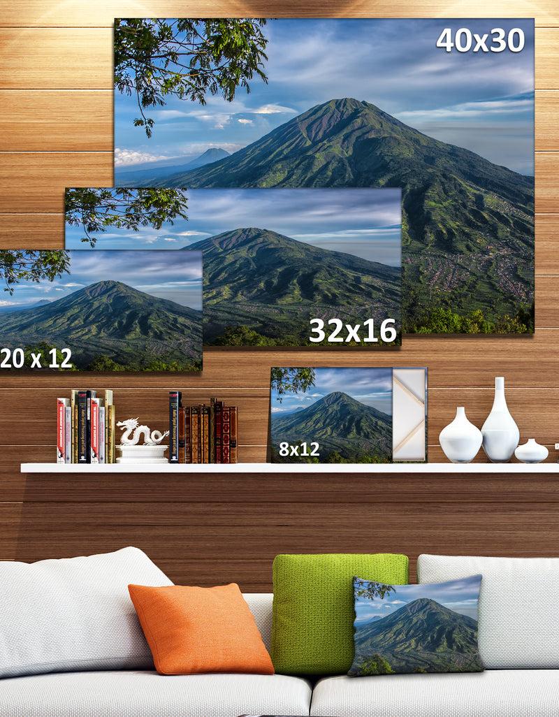 DesignQ Merbabu Volcano In Java - Landscape Wall Artwork