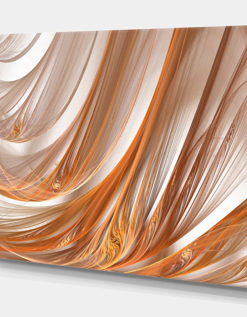 DesignQ Modern Brown Shade - Contemporary Art On Wrapped Canvas