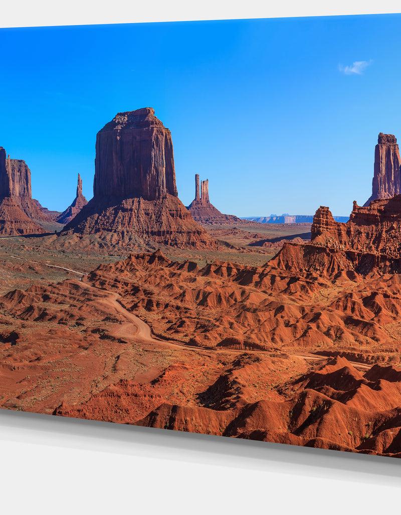 DesignQ Monument Valley National Park - Landscape Artwork Canvas