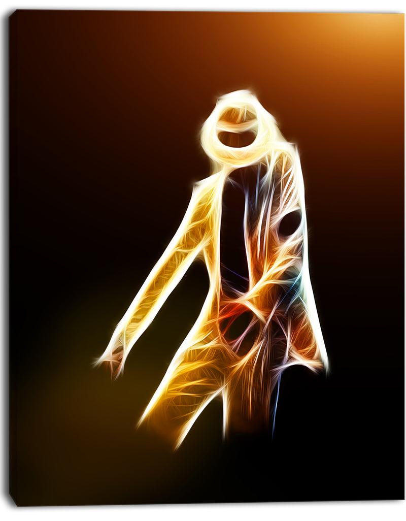 DesignQ Moonwalker In Dance Style - Modern Portrait Canvas Art