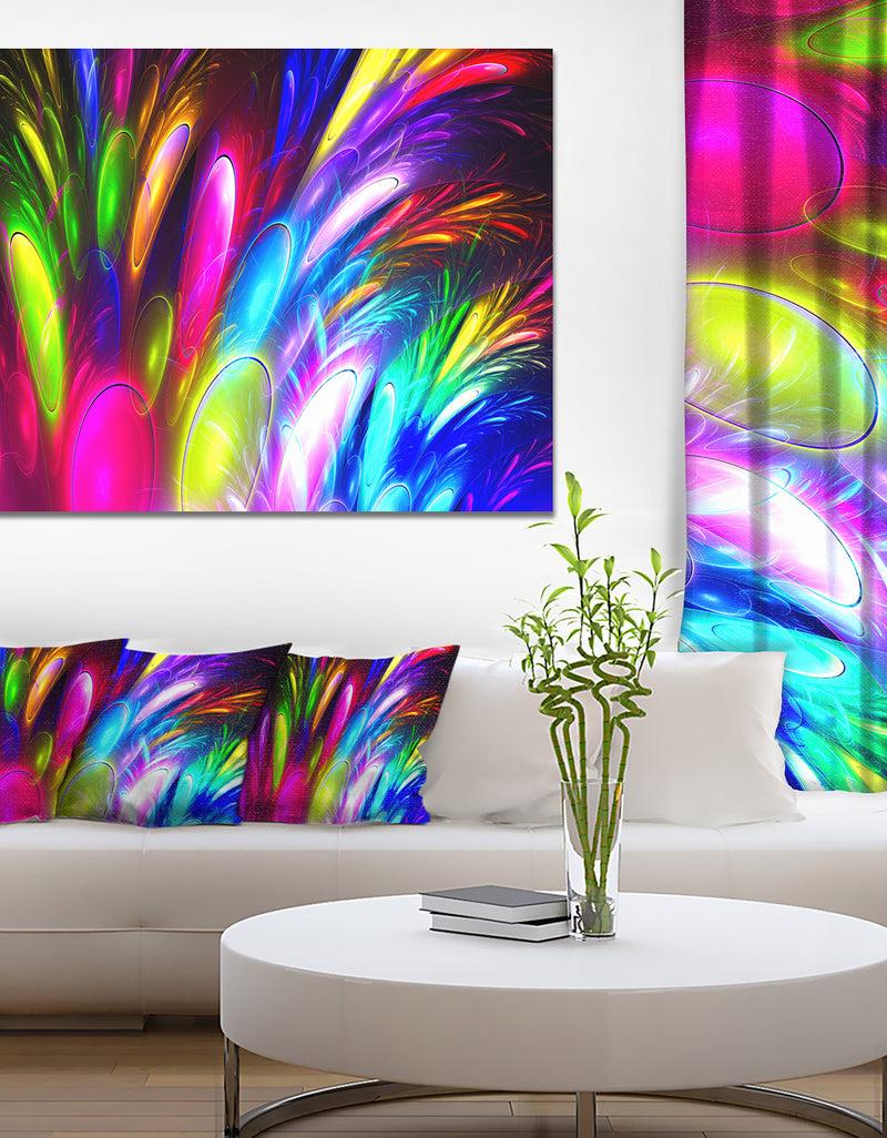 DesignQ Mysterious Psychedelic Design'Extra Large Abstract Canvas Art Print