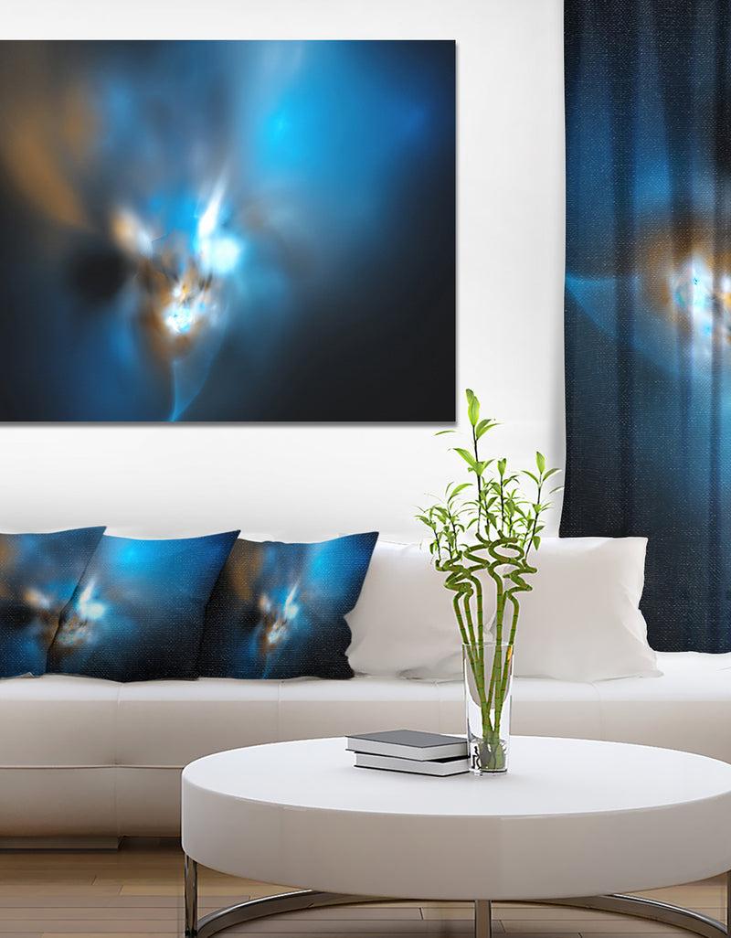 DesignQ Mystic Green Fractal Wallpaper - Abstract Wall Art Canvas