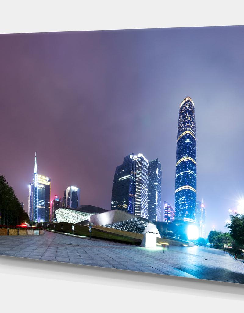 DesignQ Office Building - Cityscapes Photography On Wrapped Canvas