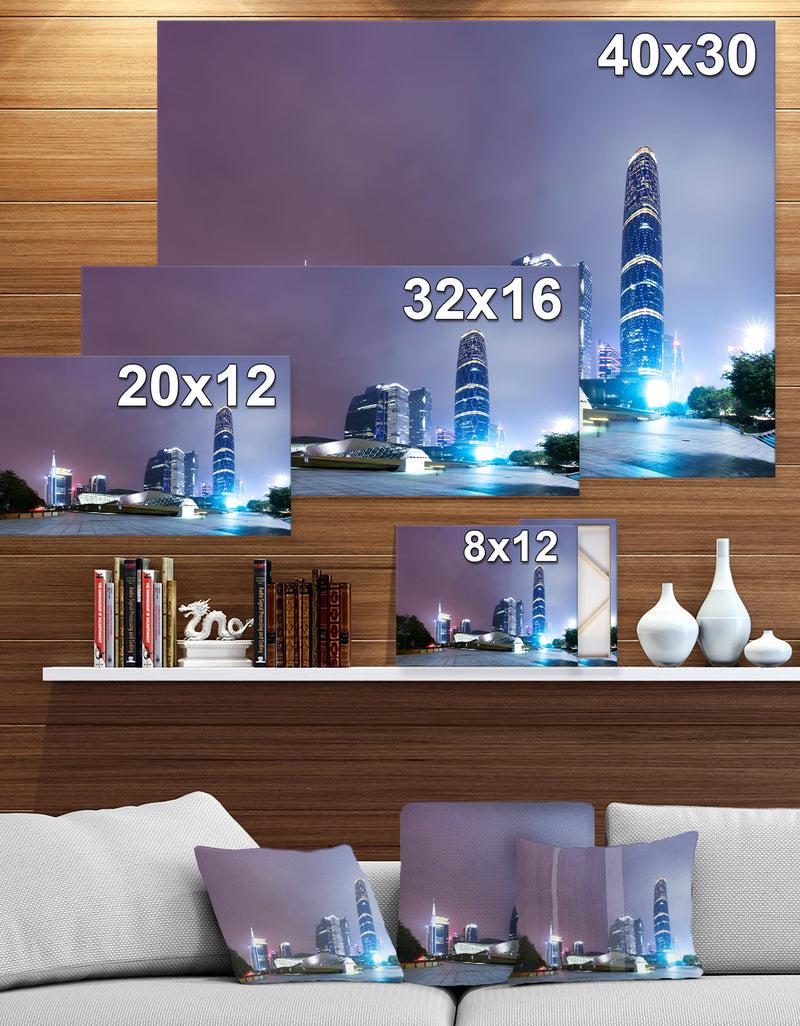 DesignQ Office Building - Cityscapes Photography On Wrapped Canvas