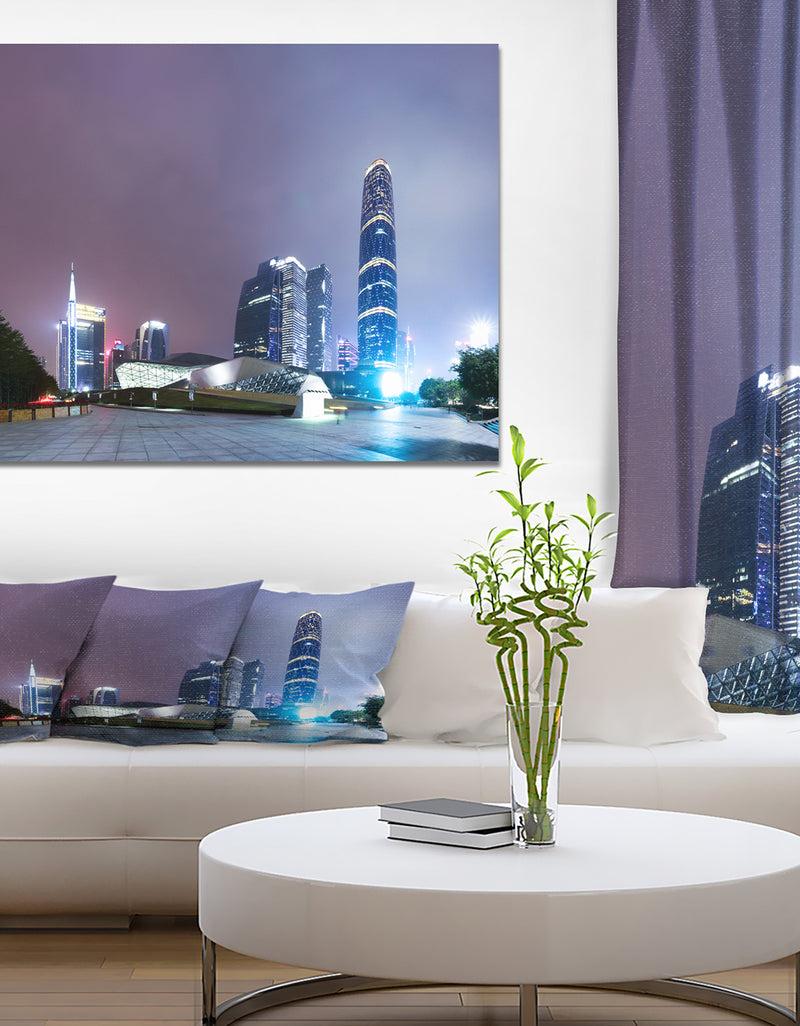 DesignQ Office Building - Cityscapes Photography On Wrapped Canvas