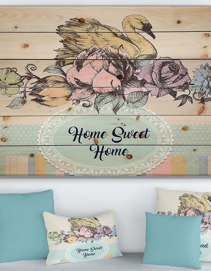 DesignQ Our home is your home - Textual Entrance Art on Wood Wall Art