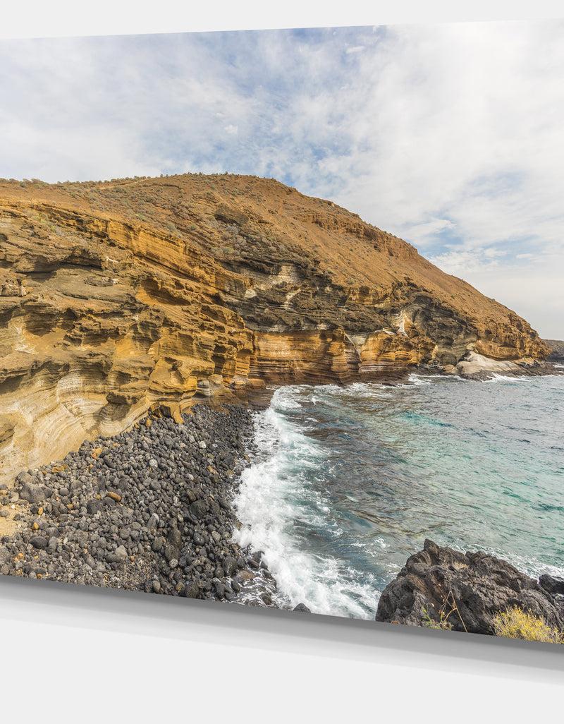 DesignQ Peninsula Going Beyond The Horizon - Contemporary Seascape Art Canvas