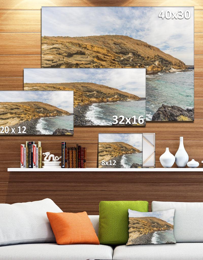 DesignQ Peninsula Going Beyond The Horizon - Contemporary Seascape Art Canvas