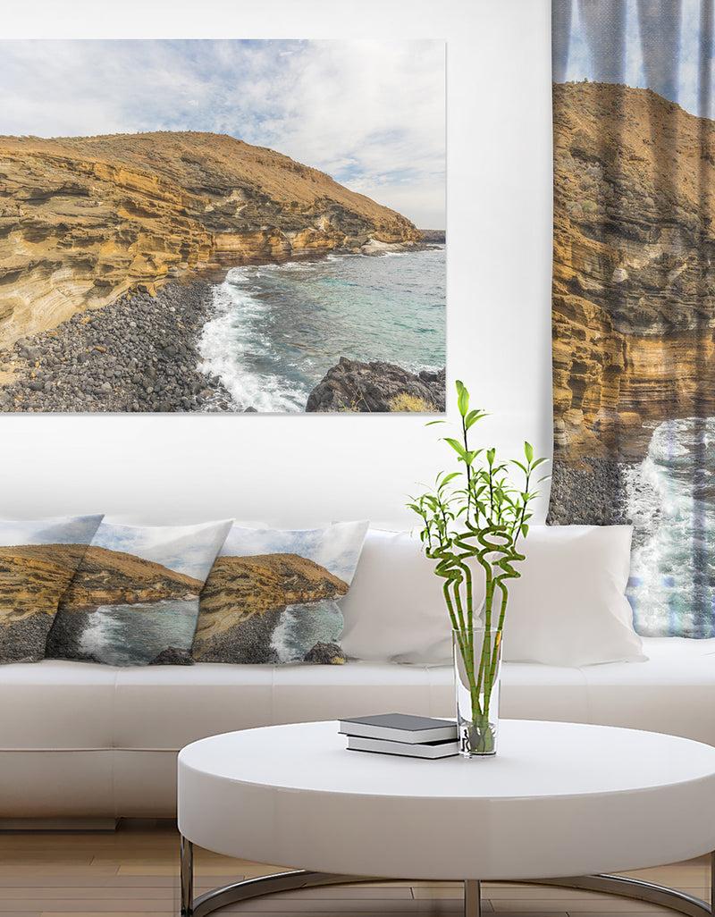 DesignQ Peninsula Going Beyond the Horizon - Contemporary Seascape Art Canvas