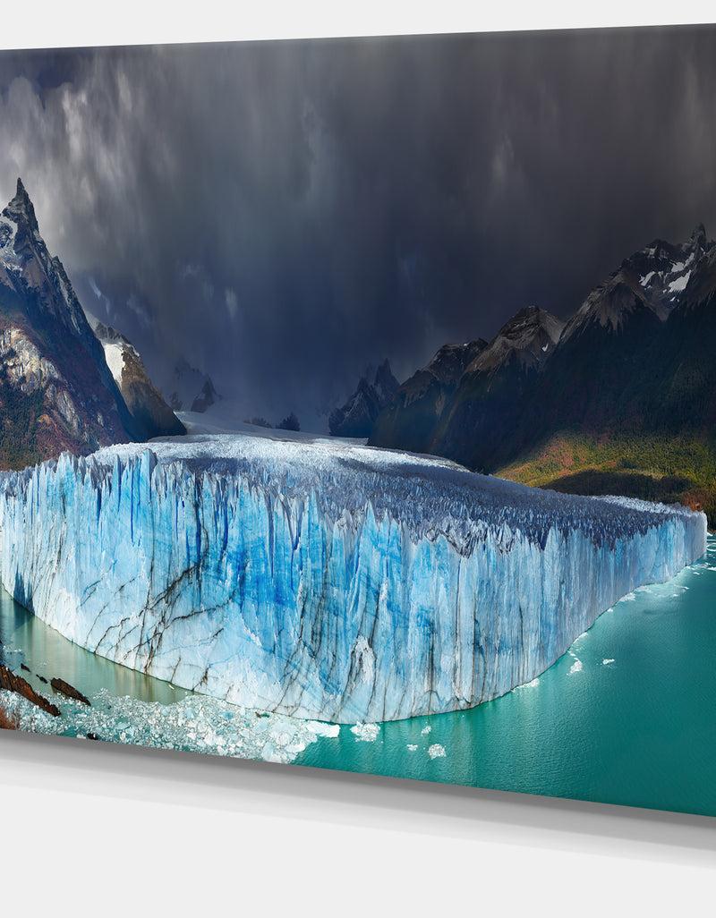 DesignQ Perito Moreno Glacier Photography Canvas Art Print