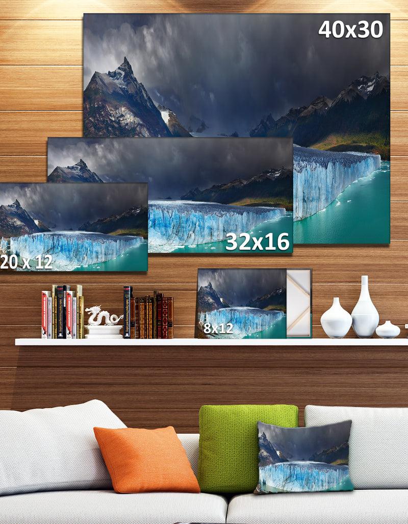 DesignQ Perito Moreno Glacier Photography Canvas Art Print