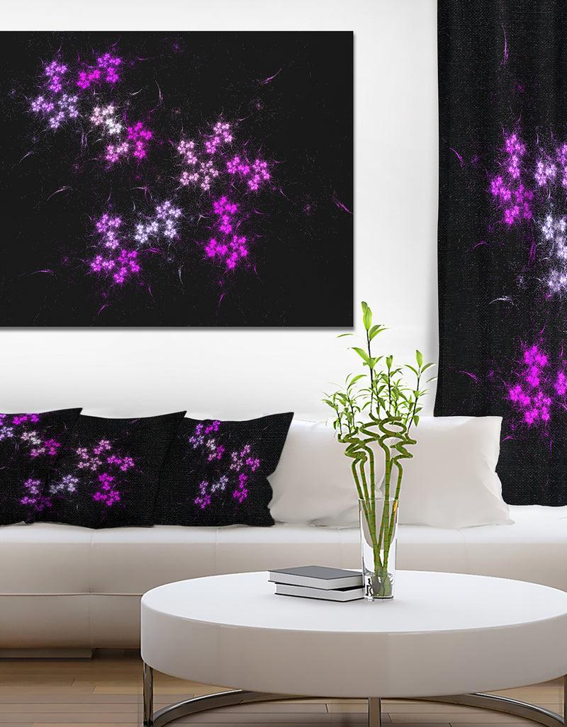 DesignQ Placer Stars in Distant Galaxy - Extra Large Abstract Canvas Art Print Canvas