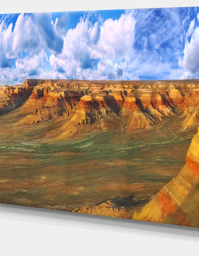 DesignQ Plateau Ustyurt Panorama - Landscape Wall Artwork