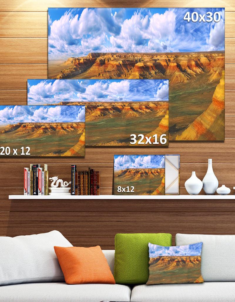 DesignQ Plateau Ustyurt Panorama - Landscape Wall Artwork