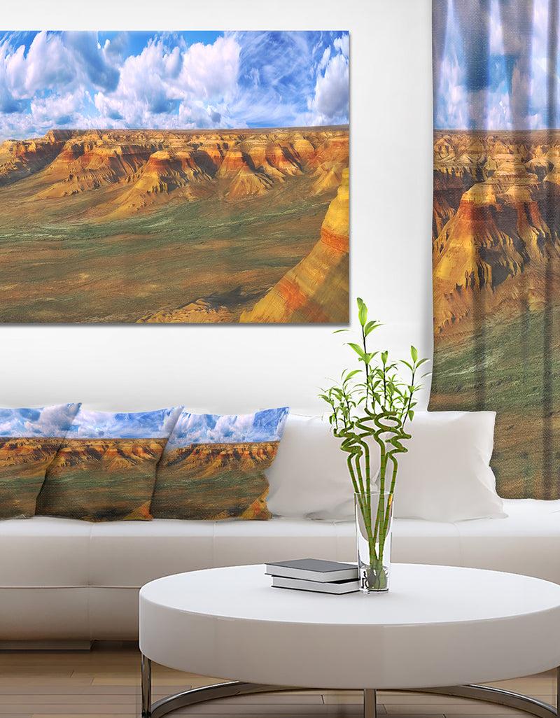 DesignQ Plateau Ustyurt Panorama - Landscape Wall Artwork