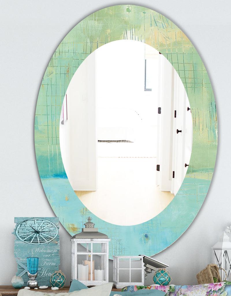 DesignQ Porch & Den 'Dreaming Of The Shore I - Traditional Mirror