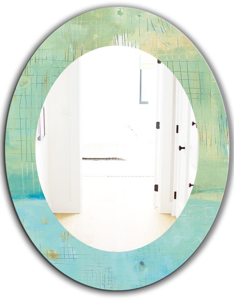 DesignQ Porch & Den 'Dreaming Of The Shore I - Traditional Mirror