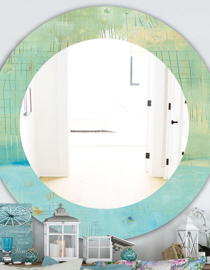 DesignQ Porch & Den 'Dreaming Of The Shore I - Traditional Mirror