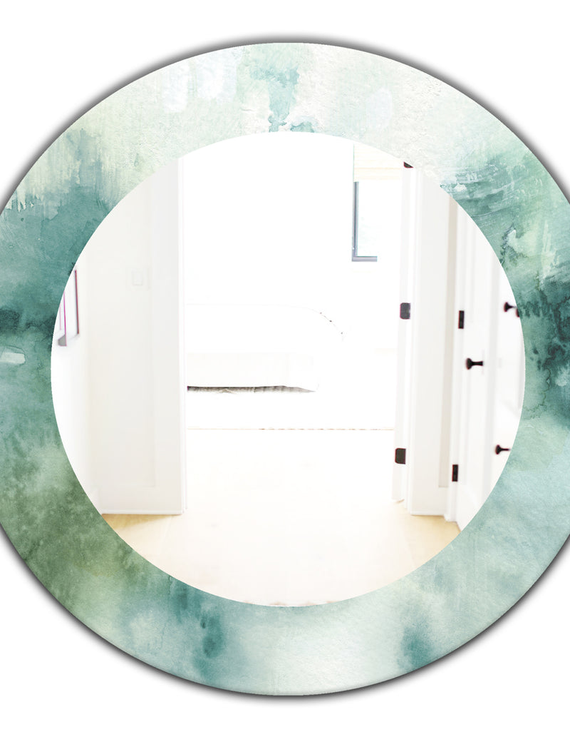 DesignQ Porch & Den 'Lost Into The Blue - Traditional Mirror