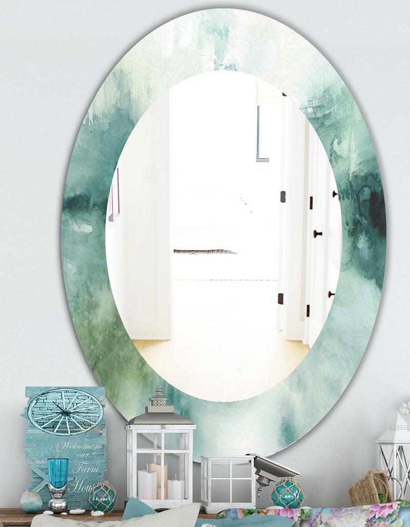 DesignQ Porch & Den 'Lost Into The Blue - Traditional Mirror