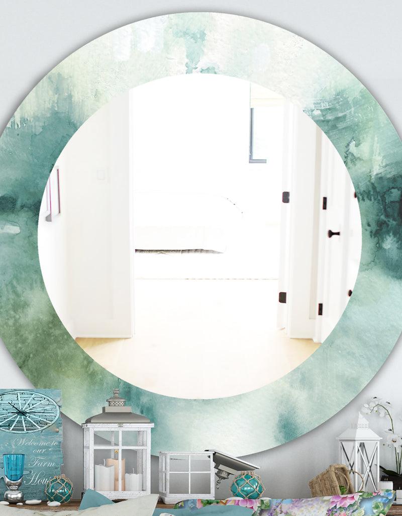 DesignQ Porch & Den 'Lost Into The Blue - Traditional Mirror