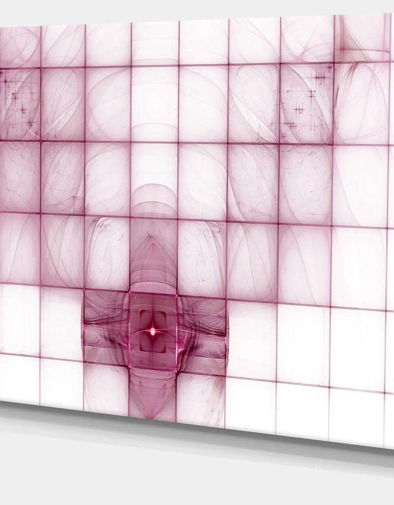 DesignQ Purple Bat On Rader Screen - Abstract Wall Art On Canvas