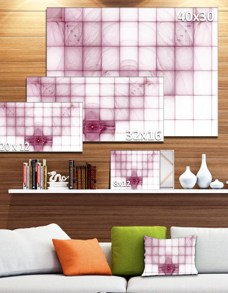 DesignQ Purple Bat On Rader Screen - Abstract Wall Art On Canvas