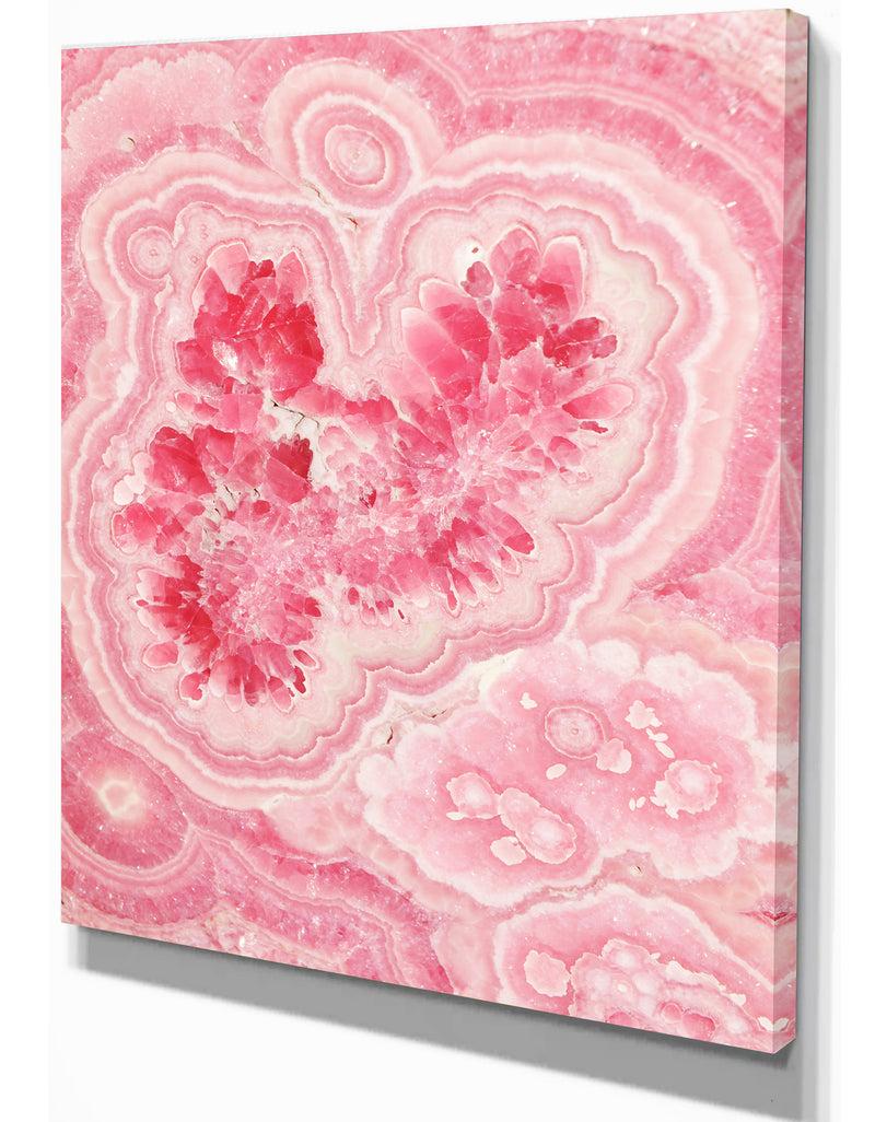 DesignQ Quartz Texture - Stone Photographic On Wrapped Canvas