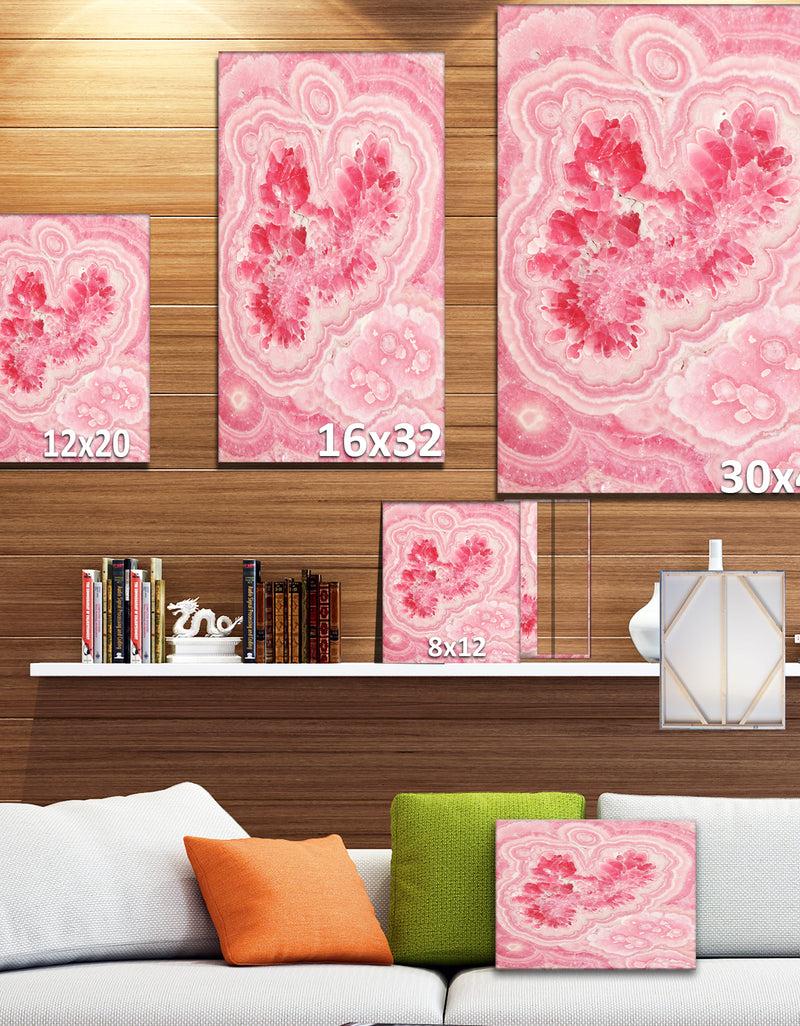 DesignQ Quartz Texture - Stone Photographic On Wrapped Canvas