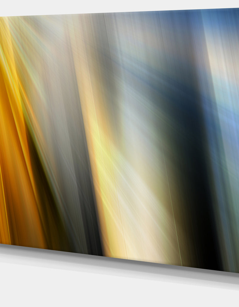 DesignQ Rays Of Speed Vertical - Abstract Digital Art Canvas Print