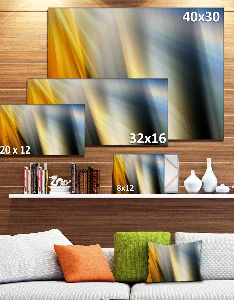 DesignQ Rays Of Speed Vertical - Abstract Digital Art Canvas Print