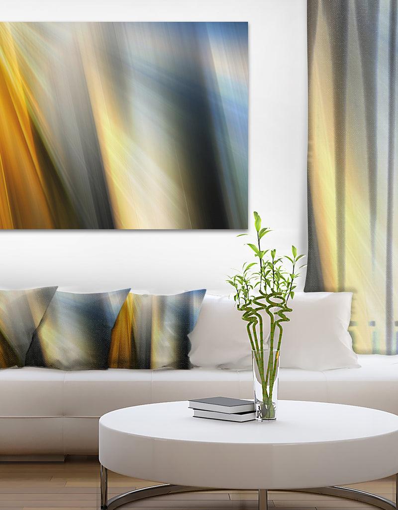 DesignQ Rays of Speed Vertical - Abstract Digital Art Canvas Print