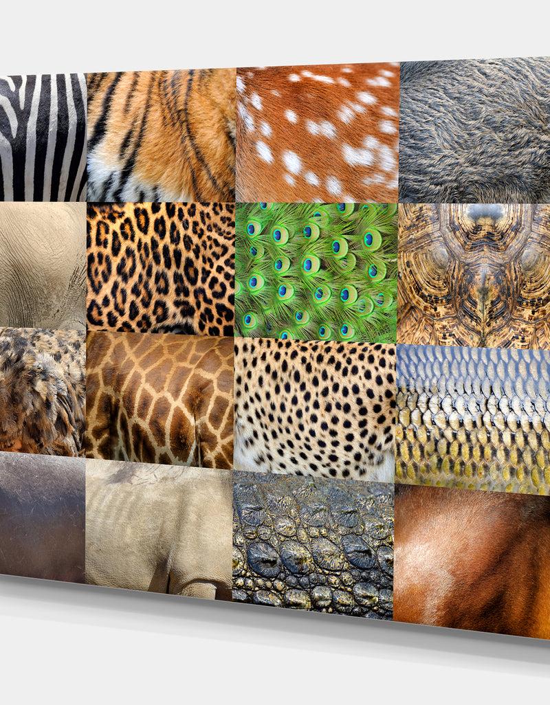 DesignQ Real Animals Skin - Digital Art On Wrapped Canvas