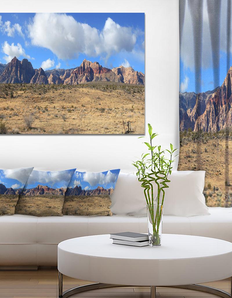 DesignQ Red Rock Canyon Landscape - Landscape Wall Artwork