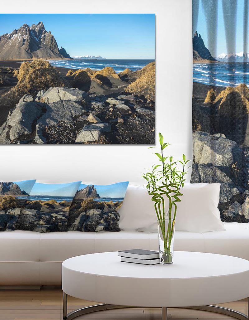 DesignQ Rocky Stokksness Iceland - Landscape Canvas Wall Artwork