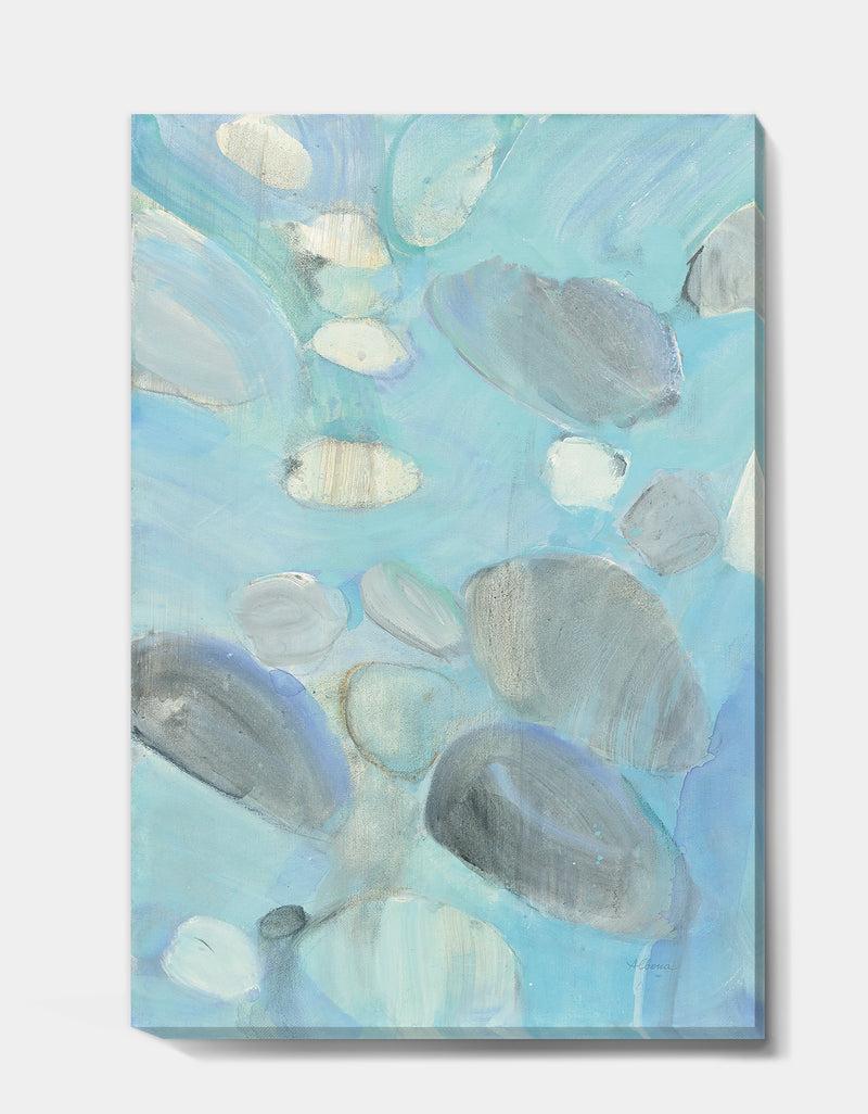 DesignQ Running Water II - Traditional Gallery-wrapped Canvas