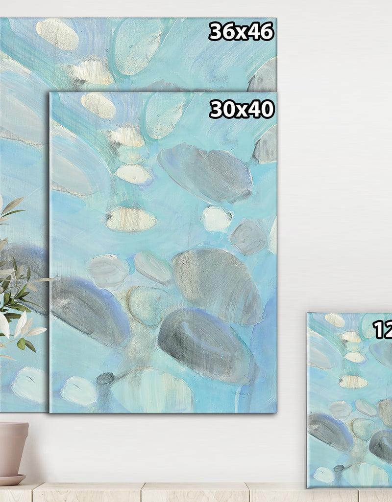 DesignQ Running Water II - Traditional Gallery-wrapped Canvas