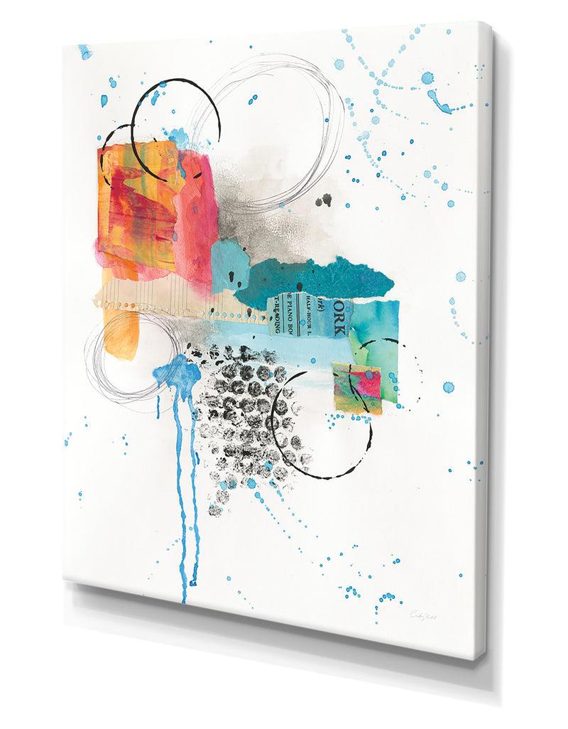 DesignQ RW Abstract Skyline I - Cottage Canvas Wall Art