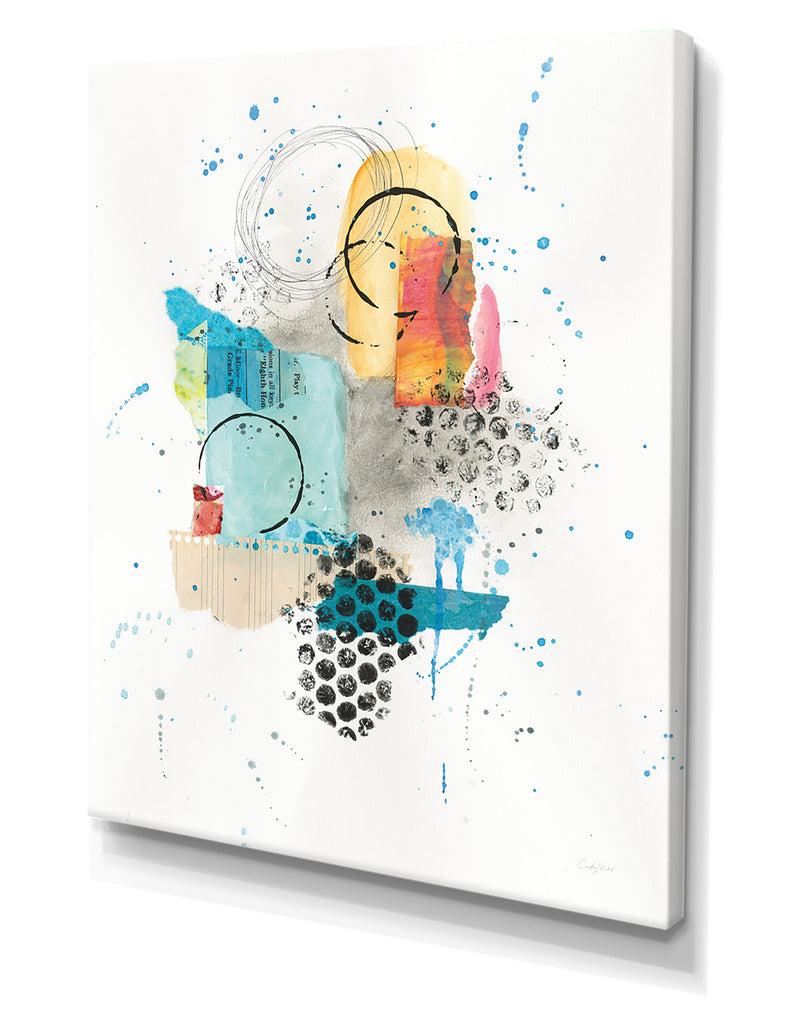 DesignQ RW Abstract Skyline II - Cottage Canvas Wall Art
