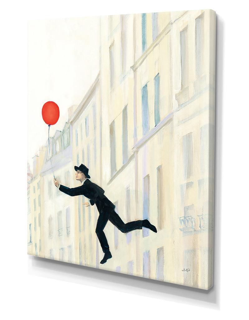 DesignQ RW Aloft In Paris III - Cottage Canvas Wall Art