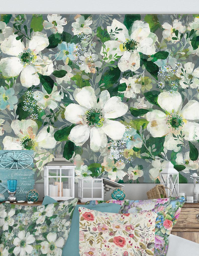 DesignQ RW Anemones and Friends - Cottage Canvas Wall Art