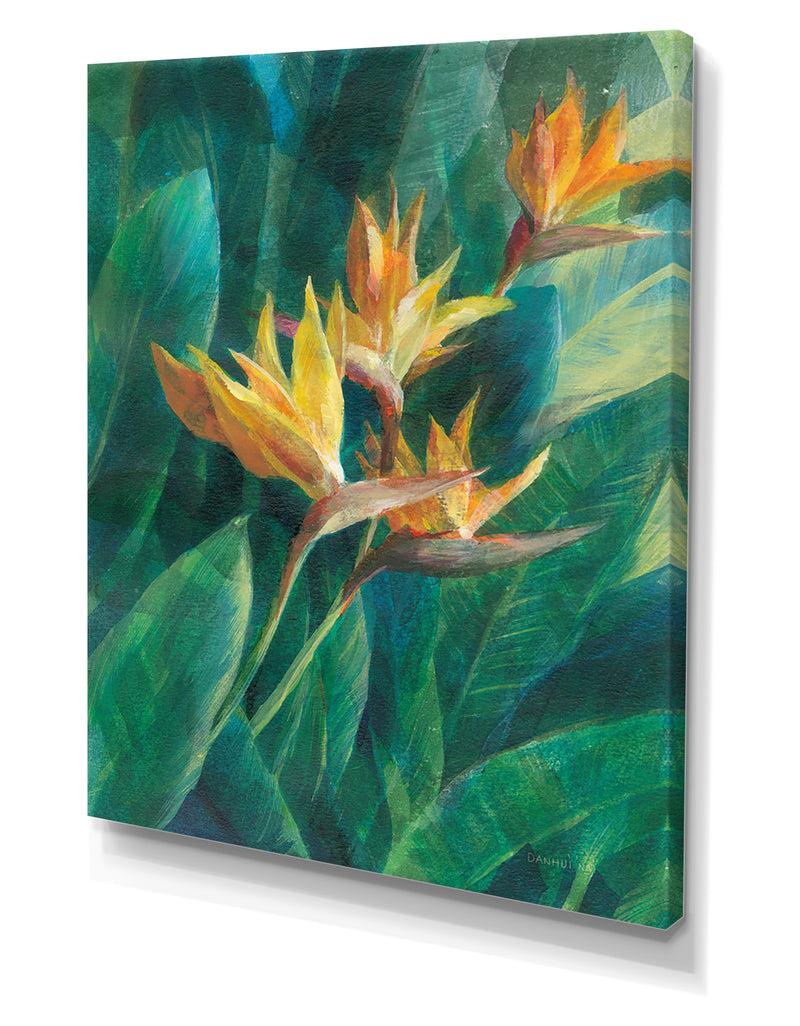 DesignQ RW Bird Of Paradise I - Tropical Canvas Wall Art