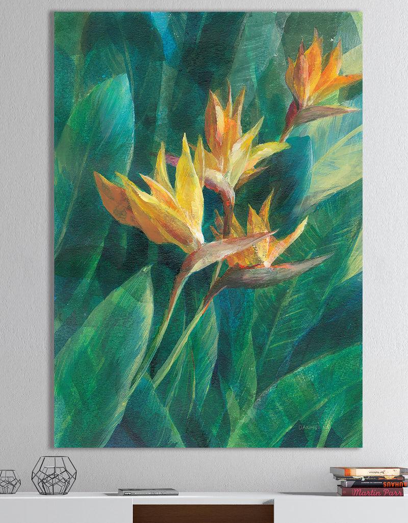 DesignQ RW Bird of Paradise I - Tropical Canvas Wall Art